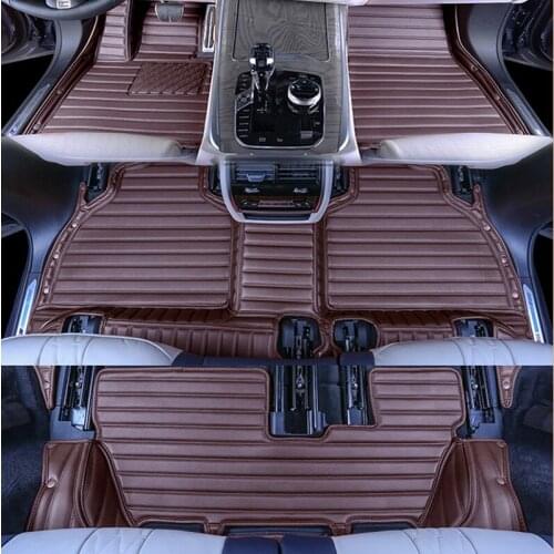 Top quality! Custom special car floor mats for Land Rover Discovery 5 2021-2017 7 seats durable waterproof carpets,Free shipping