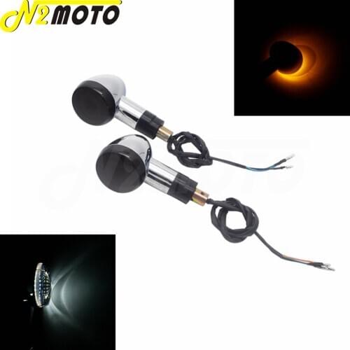 For SUZUKI Boulevard M109R VRZ1800 2006-2015 Motorcycle Rear Turn Signal Indicator 12v 21w Chrome ABS Lens Amber Flasher Light