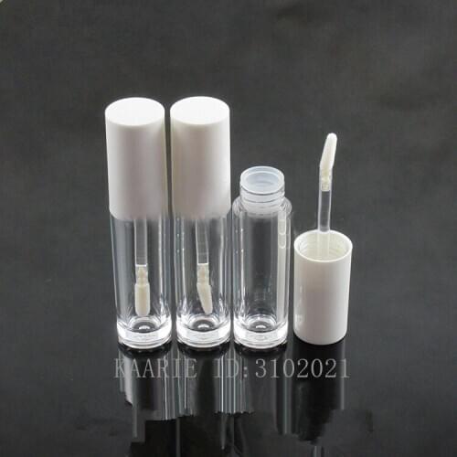 20/30/50pcs 5ml Empty Portable Lip Gloss Tube Container Transparent Lip Balm Tubes Containers Refillable Bottles High Quality
