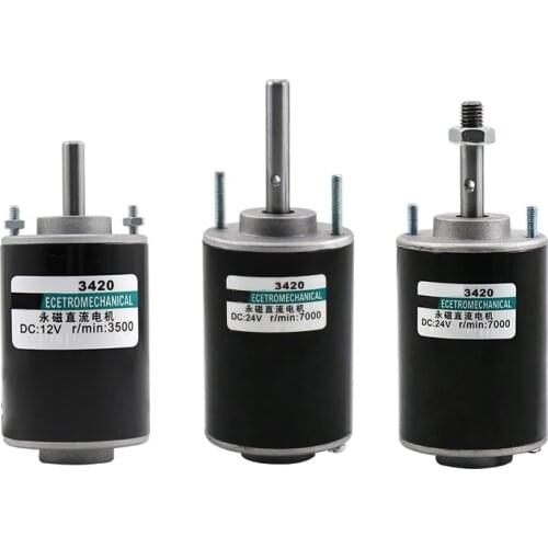 3420 30W Cw/Ccw Permanent Magnet Dc High Speed Motor