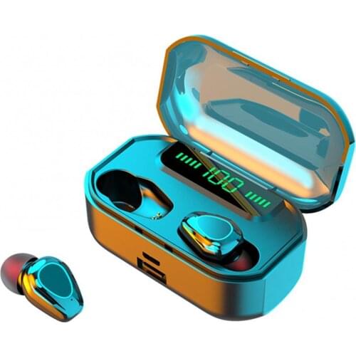 G20 TWS Bluetooth 5.0 Wireless Headset Earphones Waterproof Digital Display In-ear Headset Earbuds Bluetooth Earphones with Mic