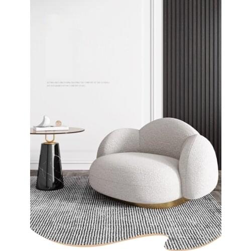 GY Sofa Chair Modern Simple Single Lazy Bedroom Fabric Craft Sponge Leisure Recliner