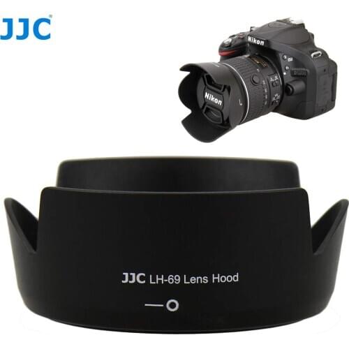JJC Camera Flower Bayonet Lens Hood for Nikon AF-S DX NIKKOR 18-55mm f/3.5-5.6G VR II Lens Replaces Nikon HB-69 Lens Shade