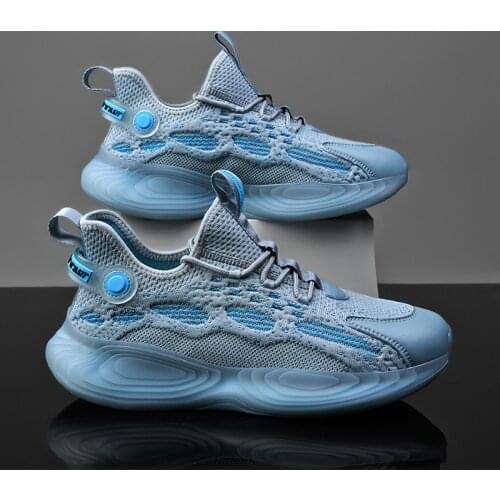 Summer Mesh Breathable Running Sneakers Men Outdoor Jogging Walking Athletic Training Footwear Fashion Flats Casual Mens Shoes