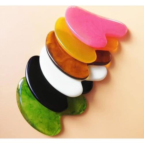 Hot New Natural Jade Guasha Scrapping Plate Gua Sha Massager Face Meridian Scrapping Plate Piece Massage Tools Arm Massage Tools