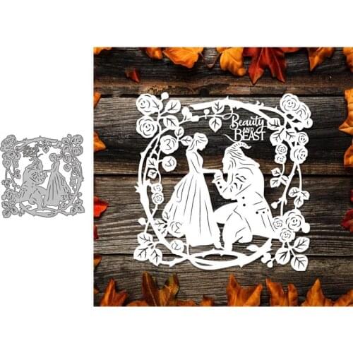 Metal Cutting Dies Couples Rectangular panel Scrapbooking Paper Craft Punch Knife Embossing Art Cutter die