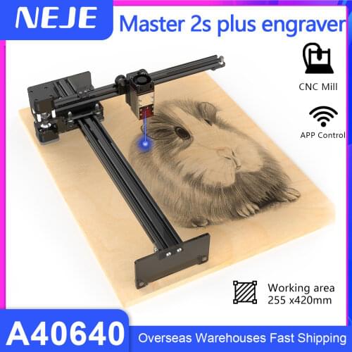 NEJE Master 2s plus 30W Laser Engraver Machine 255 x 440 mm Wood Router Professional Laser Cutter - App Control