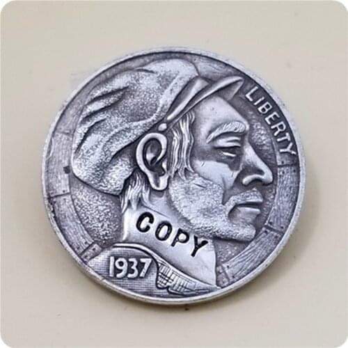 Hobo Nickel Coin_Type #11_1937-S BUFFALO NICKEL COIN COPY