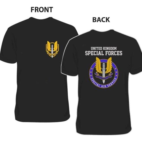 New Special Air Service Sas United Kingdom Fashion O-Neck Men Short-Sleeve Casual Tee Shirts Harajuku