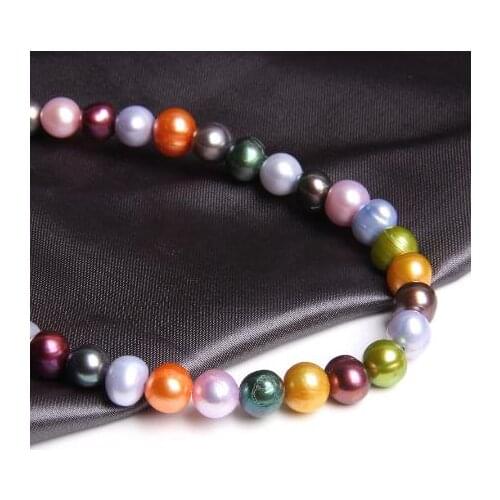 New Arrival Favorite Pearl Jewelry Natural Multicolor Cultured Freshwater Pearls For Jewelry Making DIY Necklace Bracelet Earrin