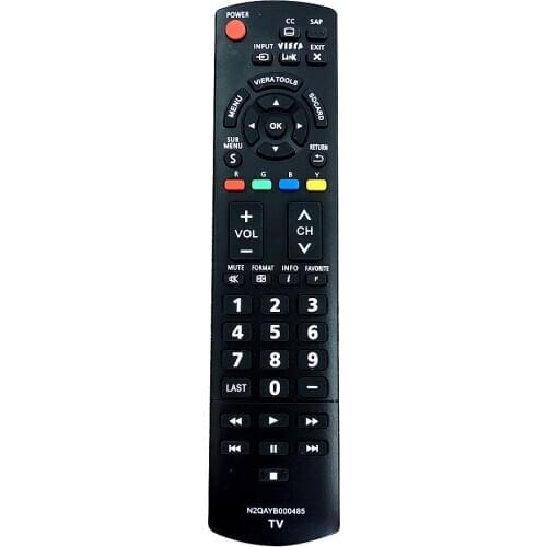 New N2QAYB000485 TV Remote Control fits For Panasonic TV TC32LX24 TC-32LX24 TC42LD24 TC-42LD24 TC42LS24 TC-42LS24 TC42PX24