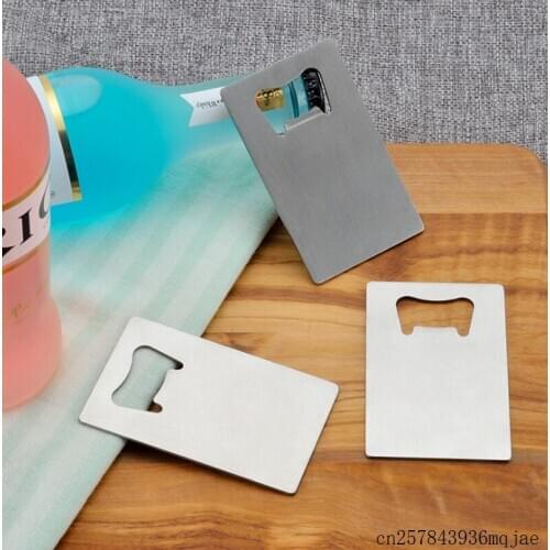 200pcs Personalized Credit Card Bottle Opener Custom Printed Beer Openers Anniversary Wedding Favors Gift for Guests