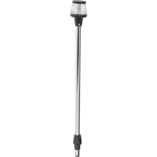 24' Socket Mount Marine Navigation Anchor Lights All Round 360° White LED 12-24V