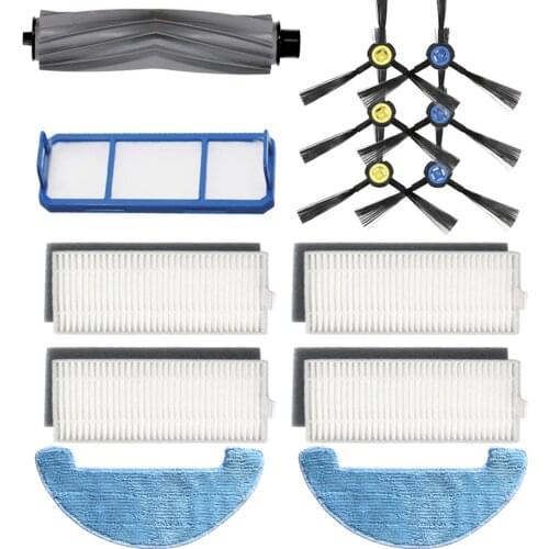 Robot Vacuum Cleaner Main roller Side Brushes HEPA Filter for ilife A80 Plus Robotic Vacuum Cleaner Parts Accessories