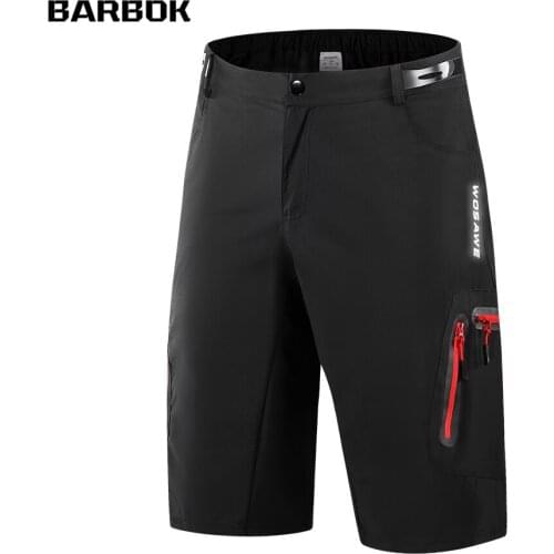 WOSAWE MTB Shorts Outdoor Mountain Bike Short Pant Breathable Loose Fit Hiking Running Bicycle Cycling Shorts Ciclismo