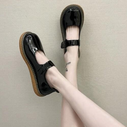 Womens Derby Shoes Casual Womens Sneakers Autumn Shallow Mouth Round Toe Soft 2021 Fashion Womens Bow Flats Leather Autumn