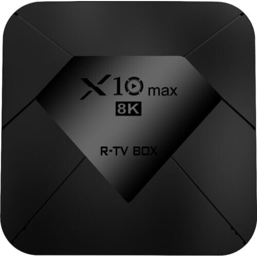 5pcs/lot 8K R-TV BOX X10 Max Android 9.0 TV Media Player Box 4GB 32GB/128GB Quad Core Dual Band WiFi Bt HDR Set-top Box