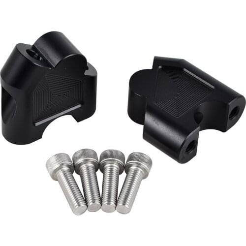 Motorcycle Handle Bar Clamp Billet Handlebar Riser Mount Clamp Back Adaptor for Suzuki SV1000 2003 2004 2005