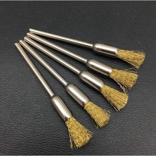 1PCS Nail Drill Bits Copper Wire Cleaning Brush Rotary Manicure Electric Drills Accessories Nail Art Tools