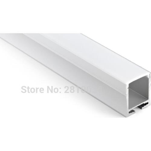 10 X 1M Sets/Lot Al6063 T3-T8 U Shape led aluminum profile channel for ceiling or recessed wall lamps