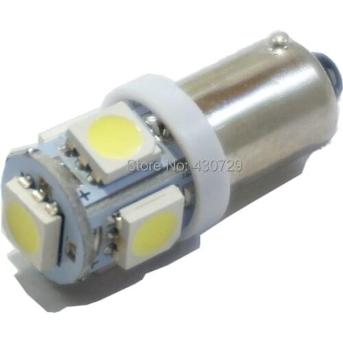 20PCS T11 BA9S xenon White 5050 5SMD Car led Light auto Bulb T4W H6W Indicator Map Dome Packing Car Styling DC 12V reading light