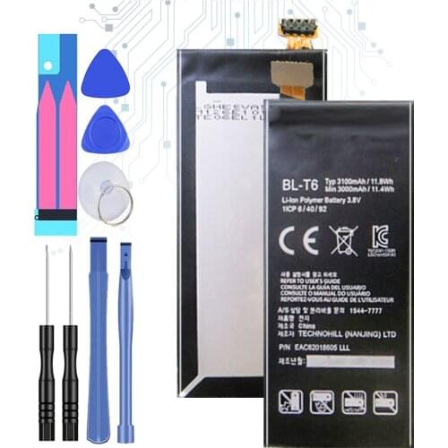 3100mAh Mobile Phone Battery BL-T6 for LG Optimus GK F220 F220S F220L F220K