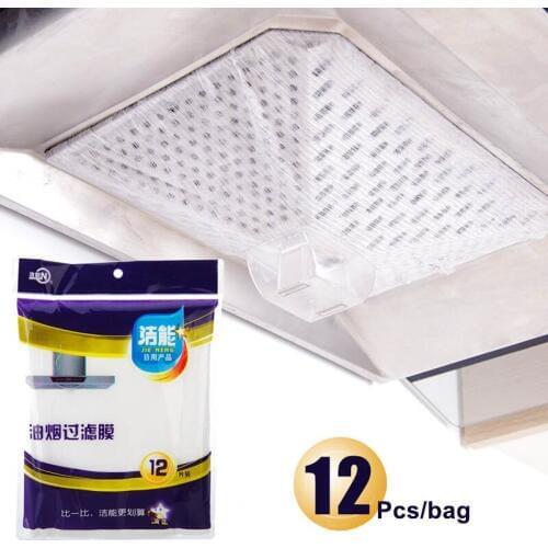 Bag Cooker Hood Filter Paper Oil Filter Film Non-woven Extractor Fan Filter Anti-oil Suction Papers Cooking Tool Kitchen Gadgets