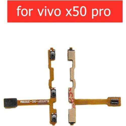 For vivo x50 pro Power Volume Side Key button Flex Cable On Off Switch Flex Cable Replacement Repair Parts
