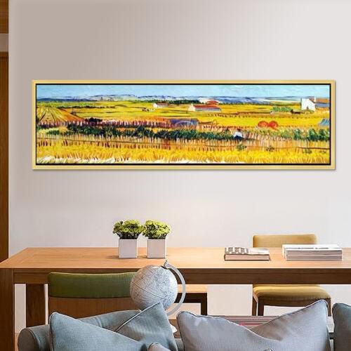 Van gogh oil painting hand painted good harvest on canvas wall art pictures for living room home decor wall decor quadros art02