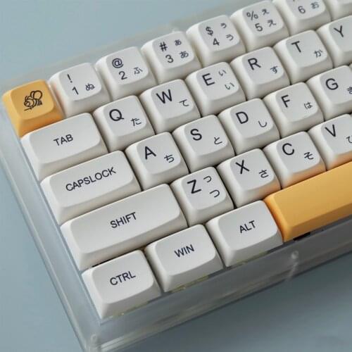 PBT XDA Honey Milk Theme Sublimation Keycap, Japanese characters,140 Keys Set