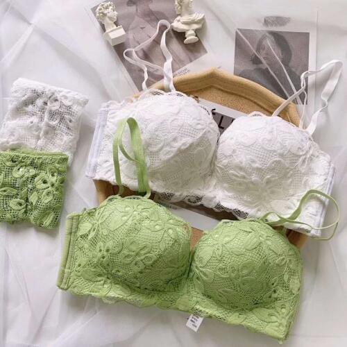 Push Up Bra Set Sexy Lingerie Underwear Women Panties And Bralette Underclothes Female Underwear Embroidery Cotton Bralet Set