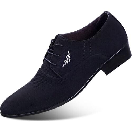 2020 Fashion Office Business Formal Shoes Men Elegant Wedding Classic Mens Pointed Toe Dress Shoes Casual Oxfords Shoes For Men