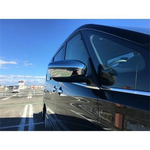 For NISSAN SERENA C27 2017 2018 2019 2020 ABS Chromed Car Door Side Mirror Cover Trim Rear View Cap Overlay Styling Accessories