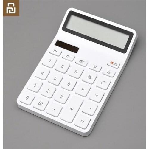 Youpin KACO LEMO Desktop Calculator Photoelectric Dual Dive 12 Number Display Intelligent Shutdown For SSchool Office Home