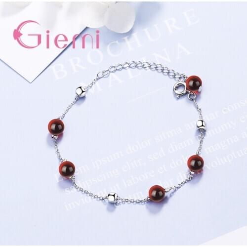 New Arrival 925 Sterling Silver Charm Bracelets Vintage Ball Design Hote Sale Fashion Jewelry Girls Party Engagement Wholesale