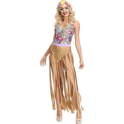 Sexy Circus Clown Costume Stage Performance Clothing Adult Women Halloween Funny Party Dress Carnival Fantasia Outfit