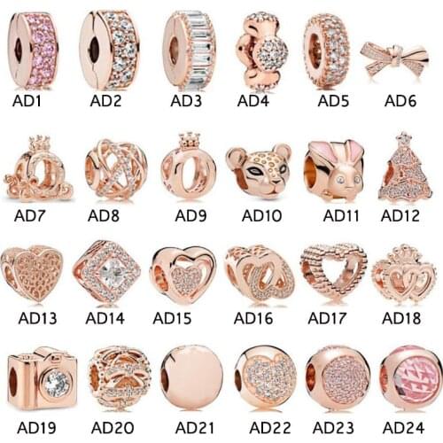 Authentic 925 Sterling Silver Heart Beads Fit Original 3mm Charms Bracelet DIY Jewelry Making