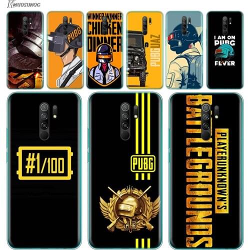 Transparent Cover Game PUBG For Xiaomi Redmi K40 K30i K30T K30S K30 K20 10X GO S2 Y2 Pro Ultra Phone Case