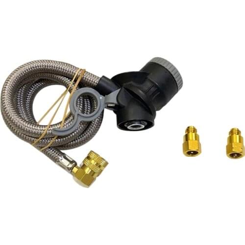 R134A Refrigerant Charge Hose Kit Recharge Hose with 1/2 ACME ACME-SS ACME LH-SS Port AC880