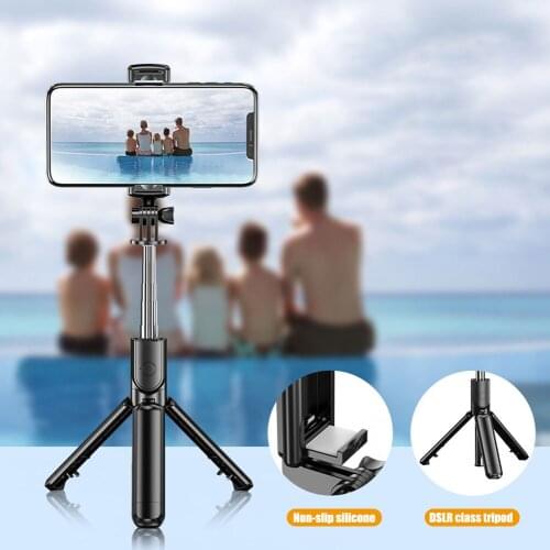 Selfie Stick Tripod Detachable Bluetooth-compatible Selfie Stick Universal Horizontal and Vertical Tripod Mobile Phone Bracket