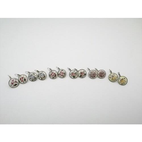 Tile Stone Earrings Handmade Modern Jewelry goth earrings earrings for women jewelery jewelry earring wholesale stud earrings