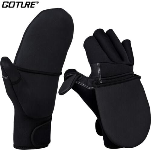 Goture Vanguard Winter Spring Fishing Gloves Anti-Slip Half Finger Gloves