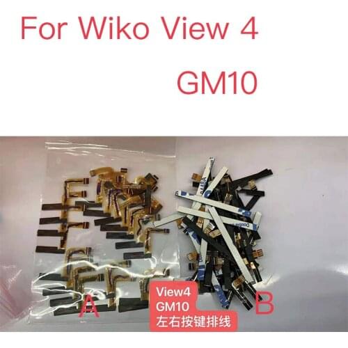 1pcs NEW For Wiko View 4 View4 GM10 Power On Off Volume Up Down Switch Side Button Key Flex Cable Replacement Parts