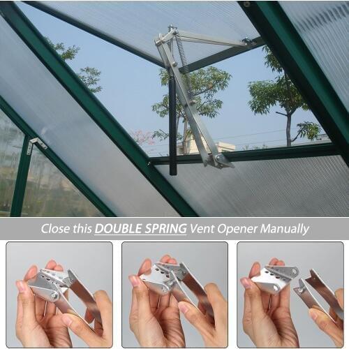 Solar Heat Sensitive Auto Thermo Greenhouse Vent Window Opener Automatic Vent Kit For Greenhouses Agricultural Windows Opening