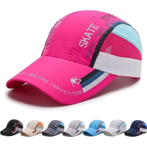 New Summer Quick Drying Thin Breathable Baseball Cap Men Women Sport Outdoor Hiking Mountaineering Cycling Hat -40