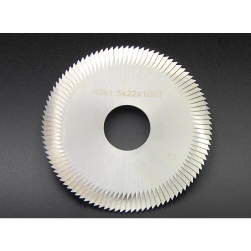 HSSG2 side milling cutter KEYLINE FR57007 key cutter 80x1.5x22x100T replace SILCA GT40B-GT40C-GT40D key cutting machines