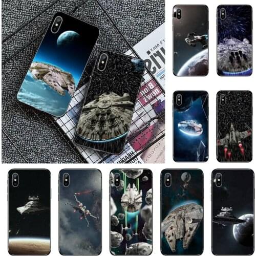Star space ship Wars Phone Case for iPhone 11 12 pro MAX MINI XS 8 7 6 6S Plus X 5S SE 2020 XR