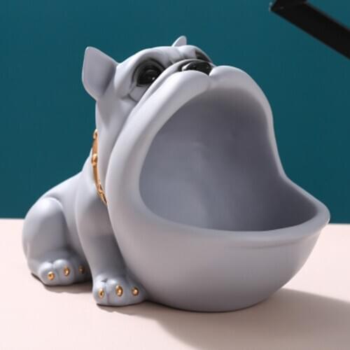 Key Storage Bowl Dog-shaped Nordic Decorative Ornament Entrance Storage Key Snacks Container Nordic Decorative Home Accessories
