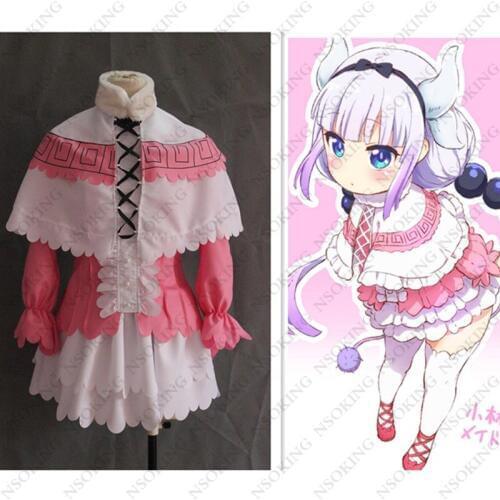 Miss Kobayashis Dragon Maid Kanna Kamui Cosplay Kobayashi-san Chi no Maid Costume