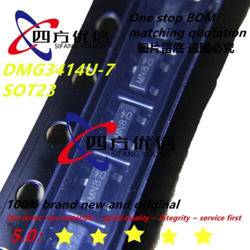 100% new original (10PCS) MMBF170-7-F K6Z BAT54CLT1G 5C BC856BLT1G 3B SOT23